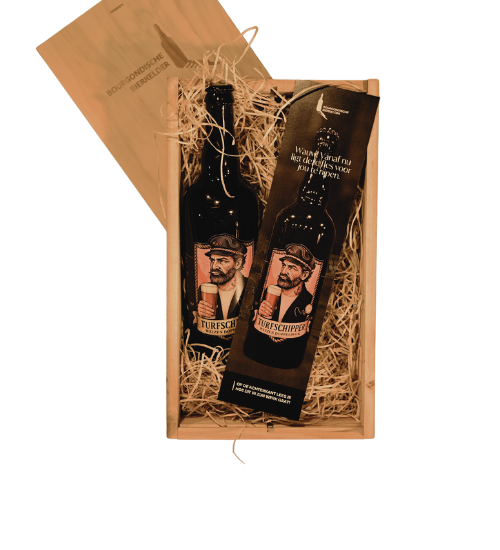 Opener - Turfschipper - Cadeaukist - 75cl - TRANSPARANT